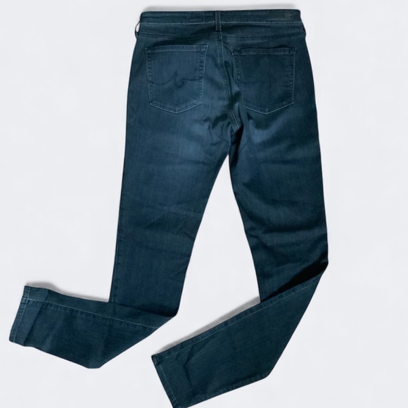 AG Adriano Goldschmidt The Abbey Mid Super Rise Skinny Jeans Dark Wash SZ 27 R - Picture 4 of 15